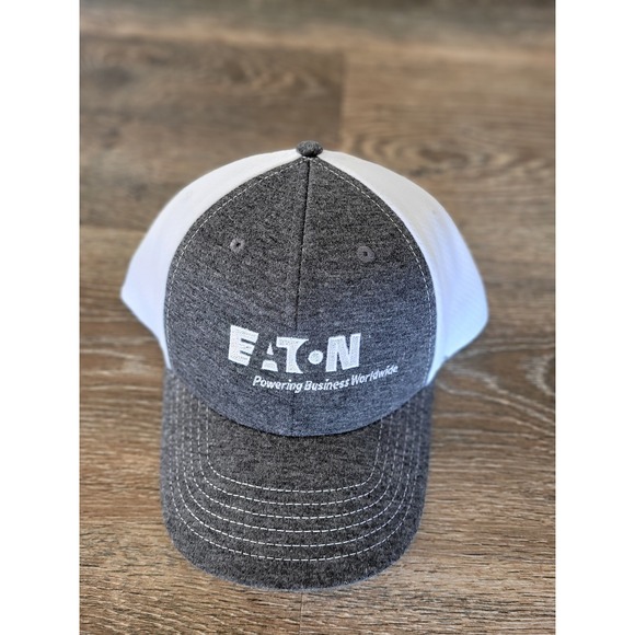 Eaton Baseball Cap Trucker Hat Powering Business Worldwide Adjustable #5 - Picture 1 of 5